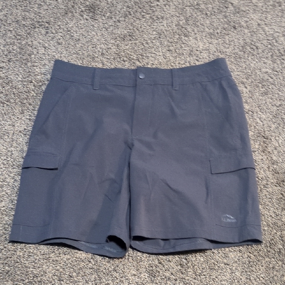 L.L. Bean Women's Navy Cargo Shorts